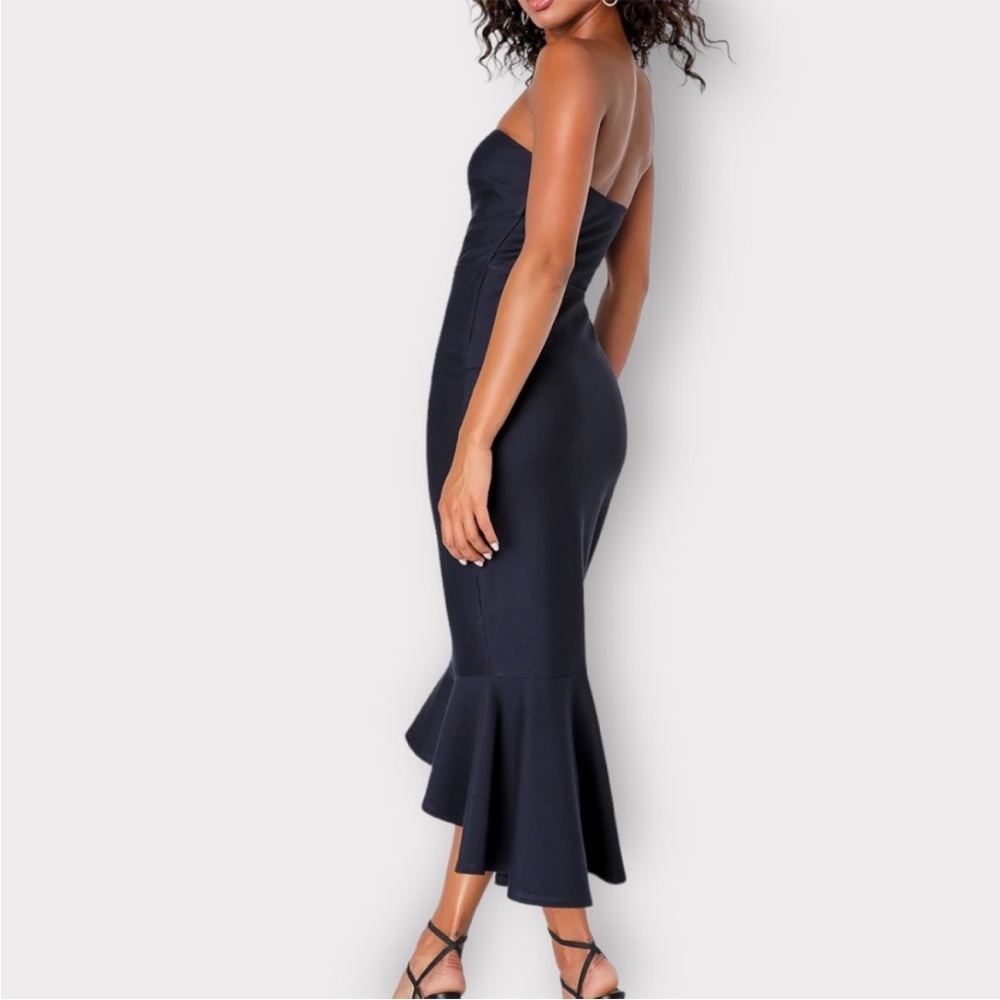 Lulu’s how much I care navy dress